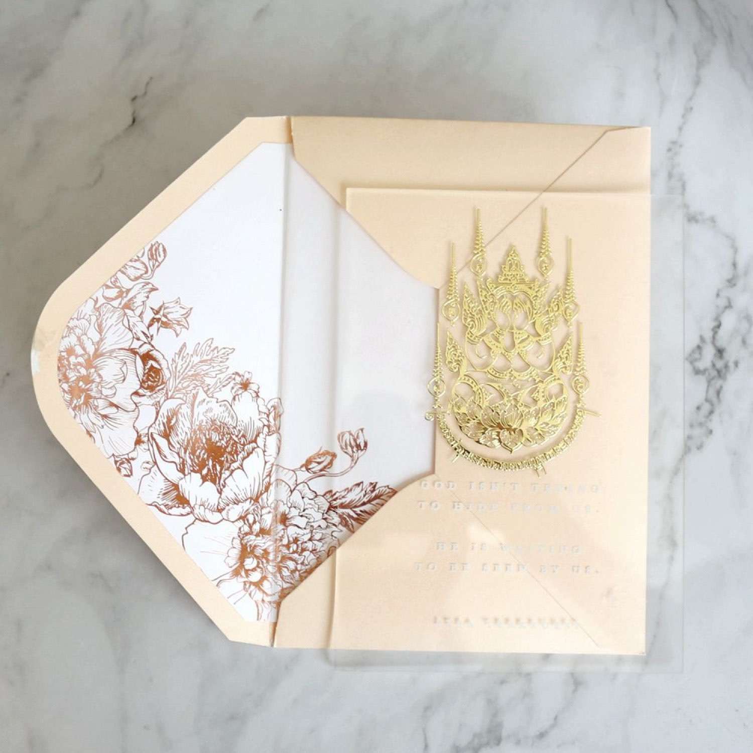 Acrylic Invitation Card Greeting Card With Envelope Personalized Custom